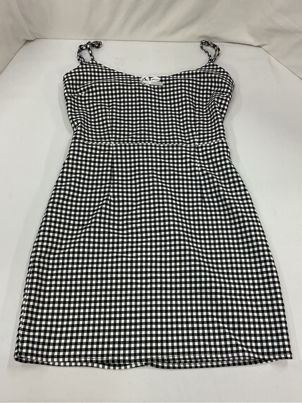 Urban Outfitters Black and White Gingham Dress Size‎ S-P Adjustable Straps
